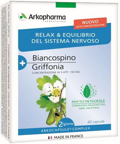 ARKO CAPSULE COMPLEX RELAX 40 CAPSULE - Farmacia Murachelli Di Putelli dr. Giovanni