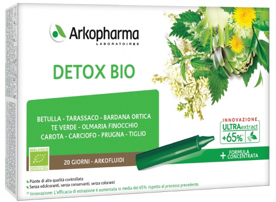 ARKOFLUIDI DETOX BIO 20 FIALE - Farmacia Murachelli Di Putelli dr. Giovanni