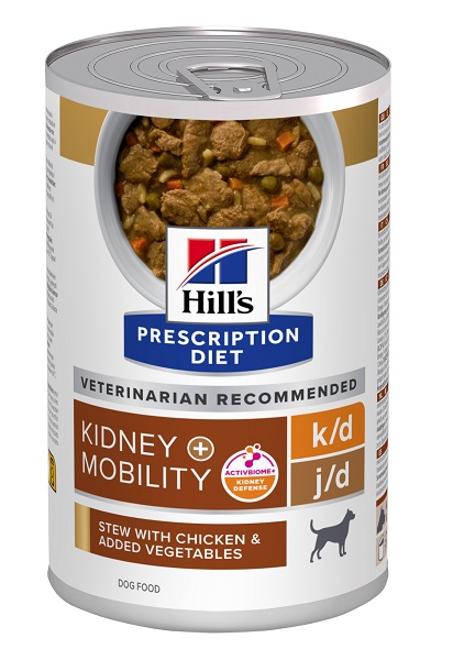 PRESCRIPTION DIET CANINE KIDNEY CARE K/D + MOBILITY J/D POLLO E STUFARO 354 G - Farmacia Murachelli Di Putelli dr. Giovanni