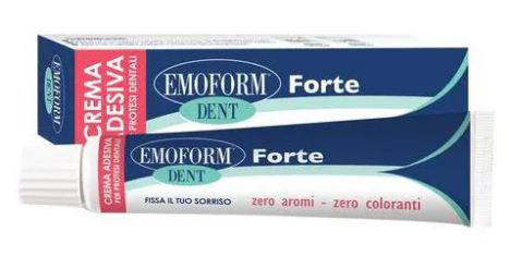 CREMA ADESIVA EMOFORM DENT FORTE PER PROTESI DENTALI 70 G - Farmacia Murachelli Di Putelli dr. Giovanni