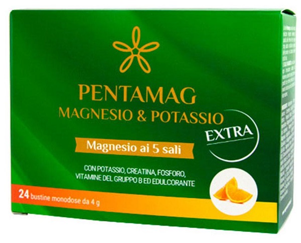 PENTAMAG MAGNESIO E POTASSIO EXTRA 24 BUSTINE DA 4 G - Farmacia Murachelli Di Putelli dr. Giovanni