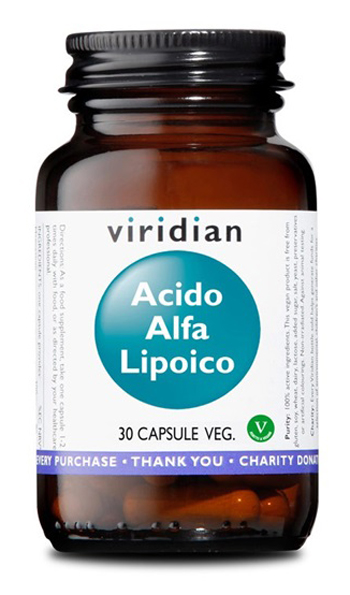 VIRIDIAN ACIDO ALFA LIPOICO 30 CAPSULE VEGETALI - Farmacia Murachelli Di Putelli dr. Giovanni