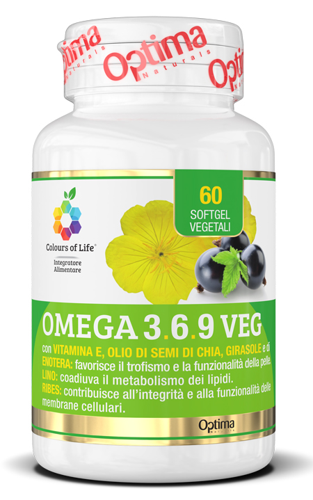 COLOURS OF LIFE OMEGA 3-6-9 VEG 60 SOFT GEL - Farmacia Murachelli Di Putelli dr. Giovanni