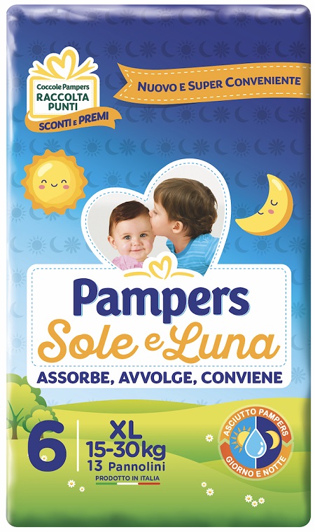 PAMPERS SOLE E LUNA XL 13 PEZZI - Farmacia Murachelli Di Putelli dr. Giovanni