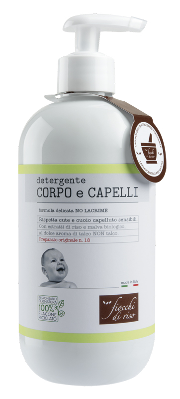 FIOCCHI DI RISO DETERGENTE CORPO/CAPELLI TALCO 400 ML - Farmacia Murachelli Di Putelli dr. Giovanni