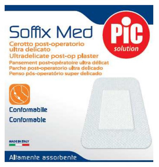 CEROTTO IN TNT ADESIVO 10X8 CM CON COMPRESSA ASSORBENTE 4,5X5,5 CM PIC SOFFIX MED 1 PEZZO - Farmacia Murachelli Di Putelli dr. Giovanni