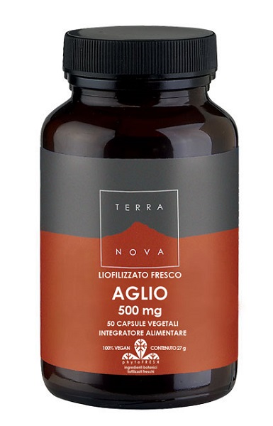 TERRANOVA AGLIO 500ML LIOFILIZZATO FRESCO 50 CAPSULE - Farmacia Murachelli Di Putelli dr. Giovanni