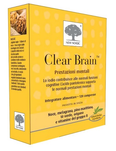 CLEAR BRAIN 120 COMPRESSE - Farmacia Murachelli Di Putelli dr. Giovanni
