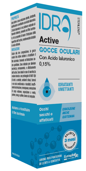 GOCCE OCULARI STERILENS IDRA ACTIVE 10 ML CON ACIDO IALURONICO 0,15% - Farmacia Murachelli Di Putelli dr. Giovanni