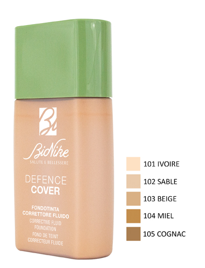 DEFENCE COVER FONDOTINTA CORRETTORE FLUIDO 104 40 ML - Farmacia Murachelli Di Putelli dr. Giovanni
