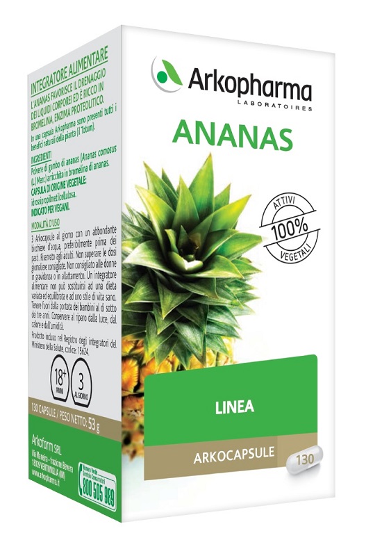 ARKO CAPSULE ANANAS 130 CAPSULE - Farmacia Murachelli Di Putelli dr. Giovanni