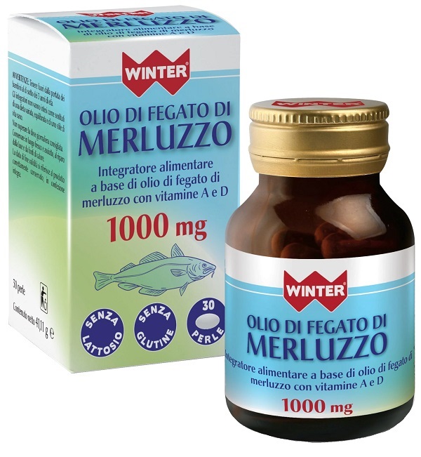 WINTER OLIO DI FEGATO DI MERLUZZO 30 PERLE - Farmacia Murachelli Di Putelli dr. Giovanni