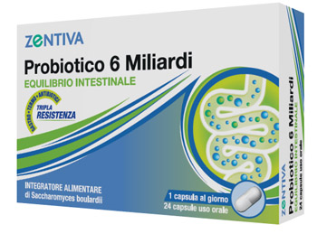ZENTIVA PROBIOTICO 6 MILIARDI 24 CAPSULE VEGETALI - Farmacia Murachelli Di Putelli dr. Giovanni
