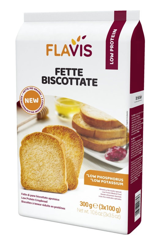 FLAVIS FETTE BISCOTTATE APROTEICHE 300 G - Farmacia Murachelli Di Putelli dr. Giovanni