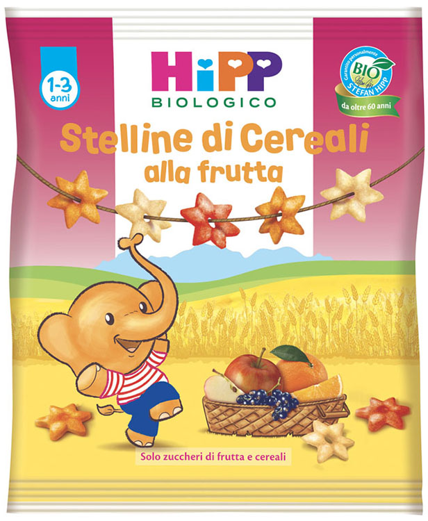 HIPP BIO STELLINE DI CEREALI ALLA FRUTTA 30 G - Farmacia Murachelli Di Putelli dr. Giovanni