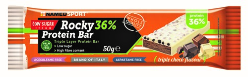 ROCKY 36% PROTEIN BAR TRIPLE CHOCO BARRETTA 50 G - Farmacia Murachelli Di Putelli dr. Giovanni