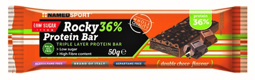 ROCKY 36% PROTEIN BAR DOUBLE CHOCO BARRETTA 50 G - Farmacia Murachelli Di Putelli dr. Giovanni