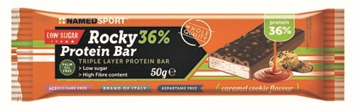 ROCKY 36% PROTEIN BAR CARAMEL COOKIE BARRETTA 50 G - Farmacia Murachelli Di Putelli dr. Giovanni