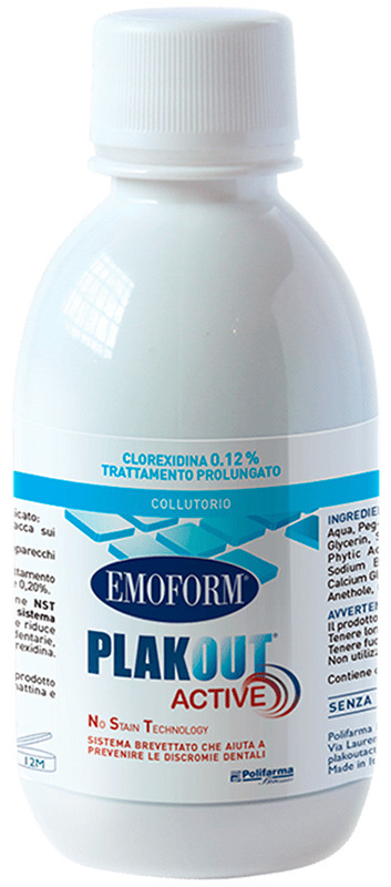 EMOFORM PLAKOUT ACTIVE 0,12 + DENTIFRICIO VENDITA - Farmacia Murachelli Di Putelli dr. Giovanni