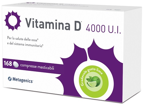 VITAMINA D 4000UI 168 COMPRESSE MASTICABILI - Farmacia Murachelli Di Putelli dr. Giovanni