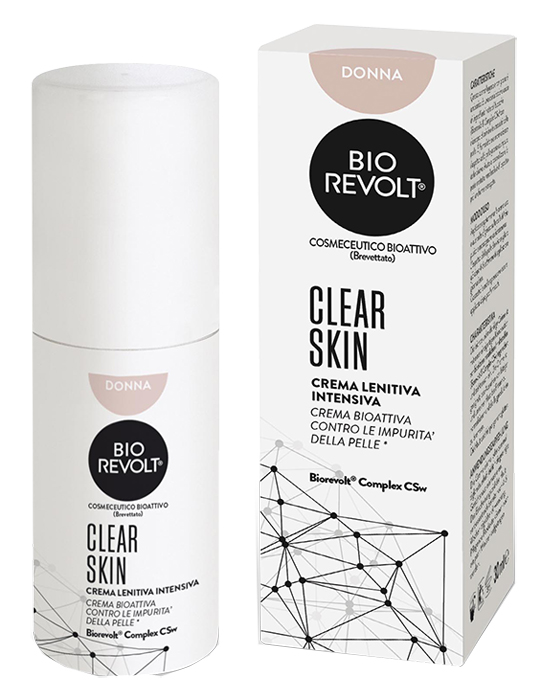 BIOREVOLT RX CLEAR SKIN DONNA CREMA LENITIVA INTENSIVA BIOATTIVA PER PELLI IMPURE 30 ML - Farmacia Murachelli Di Putelli dr. Giovanni