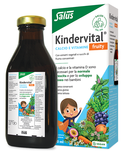 KINDERVITAL FRUITY 250 ML - Farmacia Murachelli Di Putelli dr. Giovanni