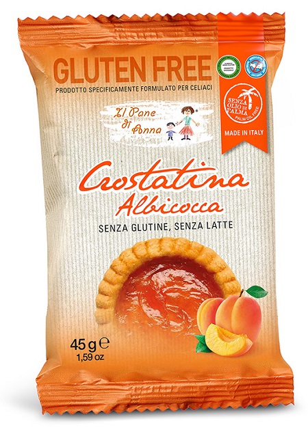 IL PANE DI ANNA CROSTATINA ALL'ALBICOCCA SENZA LATTE 45 G - Farmacia Murachelli Di Putelli dr. Giovanni