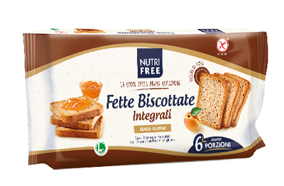 NUTRIFREE FETTE BISCOTTATE INTEGRALI 225 G - Farmacia Murachelli Di Putelli dr. Giovanni