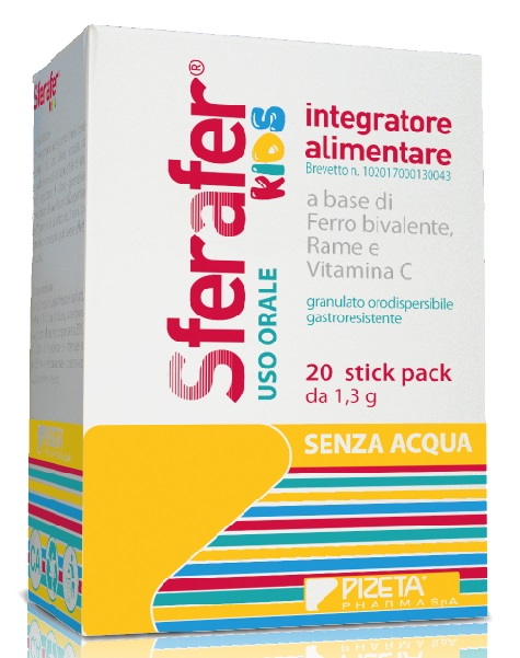 SFERAFER KIDS 20 STICK PACK - Farmacia Murachelli Di Putelli dr. Giovanni
