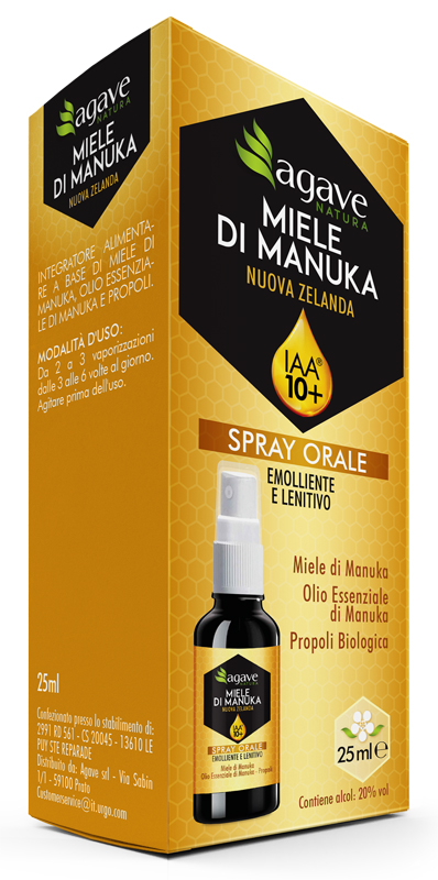 AGAVE NATURA SPRAY ORALE IAA 10+ 25 ML - Farmacia Murachelli Di Putelli dr. Giovanni
