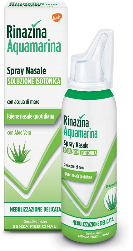 RINAZINA AQUAMARINA ISOTONICA ALOE SPRAY NEBULIZZAZIONE DELICATA 100 ML - Farmacia Murachelli Di Putelli dr. Giovanni