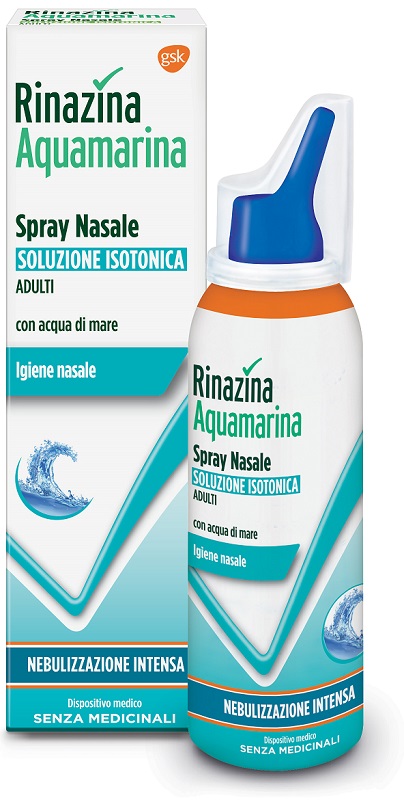 RINAZINA AQUAMARINA ISOTONICA SPRAY NEBULIZZAZIONE INTENSA 100 ML - Farmacia Murachelli Di Putelli dr. Giovanni