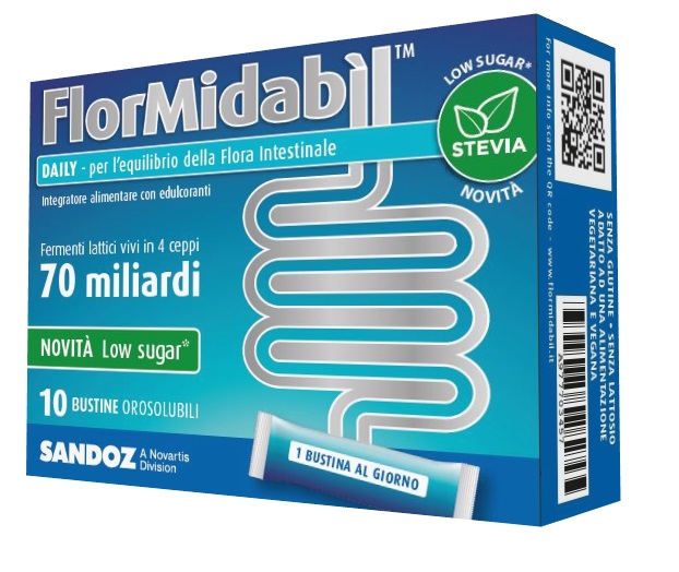 FLORMIDABIL DAILY 10 BUSTINE CON STEVIA - Farmacia Murachelli Di Putelli dr. Giovanni