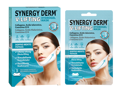 SYNERGY DERM V LIFTING HYDROGEL MASK DOPPIO MENTO - Farmacia Murachelli Di Putelli dr. Giovanni