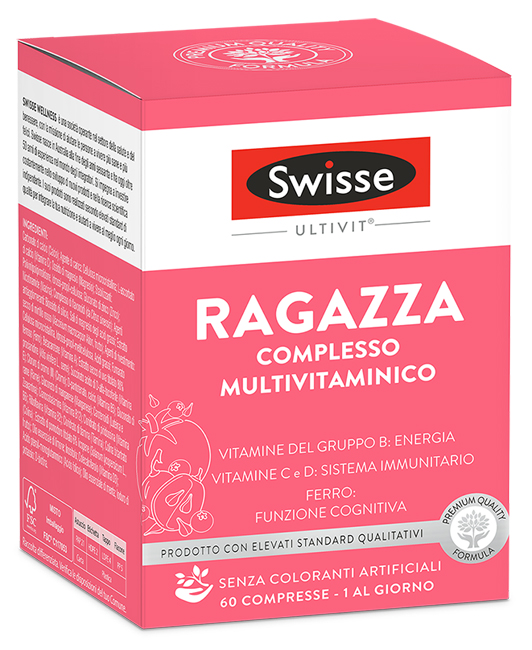 SWISSE MULTIVITAMINICO RAGAZZA 60 COMPRESSE - Farmacia Murachelli Di Putelli dr. Giovanni