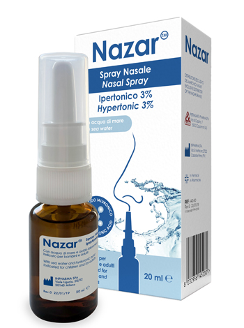 NAZAR SPRAY NASALE IPERTONICO 3% 20 ML - Farmacia Murachelli Di Putelli dr. Giovanni