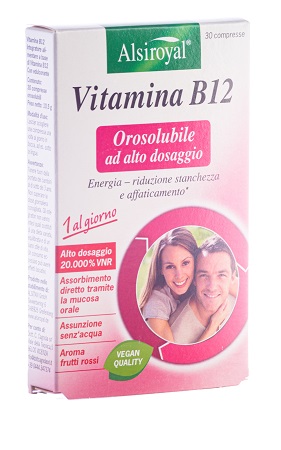 VITAMINA B12 OROSOLUBILE 30 COMPRESSE - Farmacia Murachelli Di Putelli dr. Giovanni
