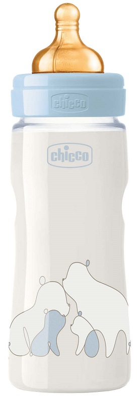 CHICCO BIBERON ORIGINAL 330ML TOUCH REGULAR BOY CON TETTARELLA IN CAUCCIU' - Farmacia Murachelli Di Putelli dr. Giovanni