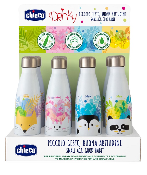 CHICCO BORRACCIA INOX 350 ML - Farmacia Murachelli Di Putelli dr. Giovanni