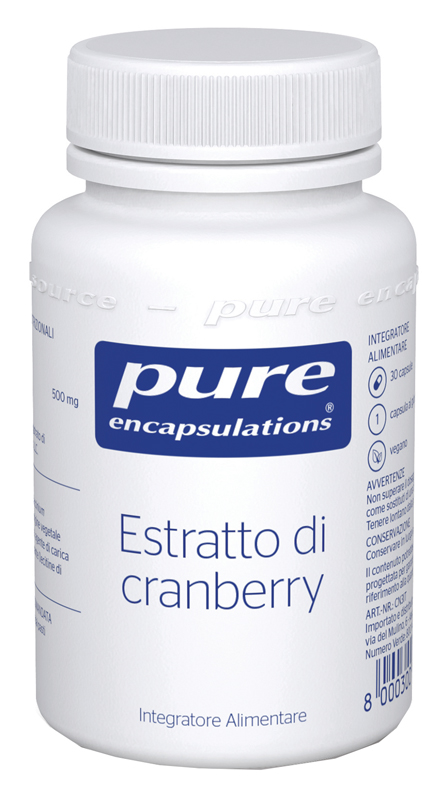 PURE ENCAPSULATIONS ESTRATTO DI CRANBERRY 30 CAPSULE - Farmacia Murachelli Di Putelli dr. Giovanni