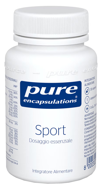 PURE ENCAPSULATIONS SPORT 30 CAPSULE - Farmacia Murachelli Di Putelli dr. Giovanni