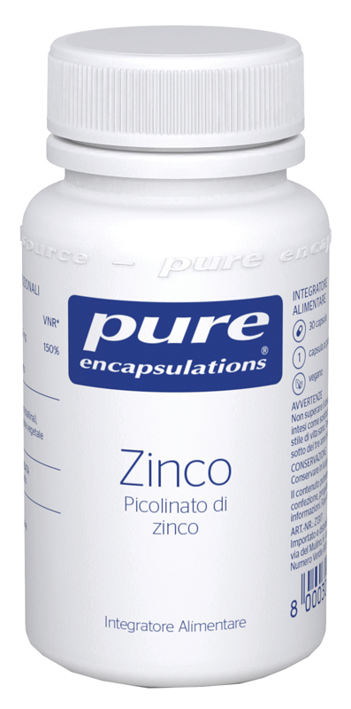 PURE ENCAPSULATIONS ZINCO 30 CAPSULE - Farmacia Murachelli Di Putelli dr. Giovanni