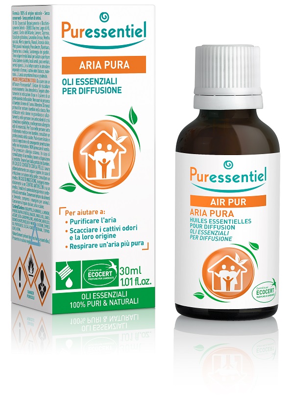 PURESSENTIEL MISCELA PER DIFFUSIONE ARIA PURA CERTIFICATA ECOCERT 30 ML - Farmacia Murachelli Di Putelli dr. Giovanni