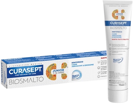 CURASEPT BIOSMALTO DENTIFRICIO JUNIOR 75 ML - Farmacia Murachelli Di Putelli dr. Giovanni