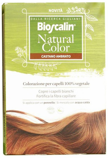 BIOSCALIN NATURAL COLOR CASTANO AMBRATO 70 G - Farmacia Murachelli Di Putelli dr. Giovanni