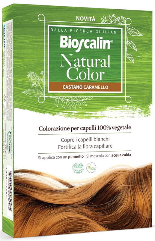 BIOSCALIN NATURAL COLOR CASTANO CARAMELLO 70 G - Farmacia Murachelli Di Putelli dr. Giovanni