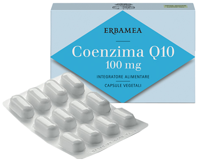 ERBAMEA COENZIMA Q10 100 MG 24 CAPSULE VEGETALI - Farmacia Murachelli Di Putelli dr. Giovanni
