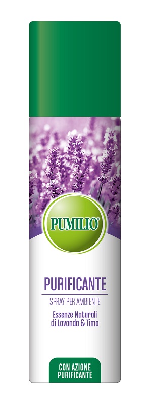 PUMILIO PURIFICANTE SPRAY PER AMBIENTE ESSENZE NATURALI DI LAVANDA E TIMO CON AZIONE IGIENIZZANTE 200 ML - Farmacia Murachelli Di Putelli dr. Giovanni