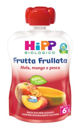 HIPP BIO FRUTTA FRULLATA MELA/MANGO/PESCA 90 G - Farmacia Murachelli Di Putelli dr. Giovanni