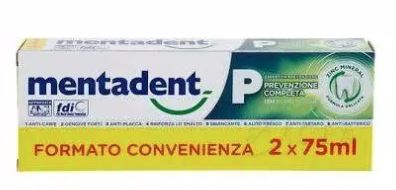 MENTADENT P 2 X 75 ML BITUBO PROMO - Farmacia Murachelli Di Putelli dr. Giovanni